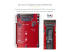 1M25-U3-M2-ADAPTER - StarTech.com M.2 to U.3 Adapter, For M.2 NVMe SSDs, PCIe M.2 Drive to 2.5inch U.3 (SFF-TA-1001) Host Adapter/Converter, TAA Compliant - Front