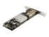 PEX40GQSFPI - StarTech.com Dual Port 40G QSFP+ Network Card, Intel XL710 Open QSFP+ Converged Adapter, PCIe 40 Gigabit Ethernet Server NIC, 40GbE Fiber Optic LAN Card, Dell PowerEdge HPE ProLiant, 40Gb - Right-angle