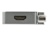 MDPVGDVHD4K - StarTech.com Aluminum Travel A/V Adapter: 3-in-1 Mini DisplayPort to VGA, DVI or HDMI - Left side