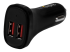 USB2PCARBKS - StarTech.com Dual Port USB Car Charger - Right-angle