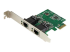 ST1000SPEXD4 - StarTech.com Dual Port Gigabit PCI Express Server Network Adapter Card - Left-angle