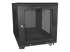 RK1233BKM - StarTech.com 12U Server Rack Cabinet, 4-Post Adjustable Depth (2" to 30")Network Equipment Rack Enclosure w/Casters/Cable Management/Shelf/Locking, Dell PowerEdge, HP ProLiant, ThinkServer - Left-angle