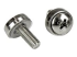 CABSCREWM52 - StarTech.com M5 Mounting Screws and Cage Nuts for Server Rack Cabinet - Front