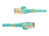 C6ASPAT35AQ - StarTech.com 35ft CAT6A Ethernet Cable, 10 Gigabit Shielded Snagless RJ45 100W PoE Patch Cord, CAT 6A 10GbE STP Network Cable w/Strain Relief, Aqua, Fluke Tested/UL Certified Wiring/TIA - Multi-angle
