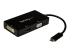 CDPVGDVHDBP - StarTech.com 4K USB C to HDMI, VGA & DVI Multi Port Video Display Adapter for Mac / Windows Laptop & Monitor (CDPVGDVHDBP) - Left-angle