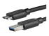 USB3AUB2MS - StarTech.com 2m 6ft Slim USB 3.0 A to Micro B Cable M/M - Right-angle