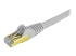 C6ASPAT35GR - StarTech.com 35ft CAT6A Ethernet Cable, 10 Gigabit Shielded Snagless RJ45 100W PoE Patch Cord, CAT 6A 10GbE STP Network Cable w/Strain Relief, Gray, Fluke Tested/UL Certified Wiring/TIA - Close up