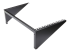 RK619WALLV - StarTech.com 6U Wall Mount Patch Panel Bracket - Back