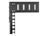 RK812WALLOA - StarTech.com 8U 19" Wall Mount Network Rack, Adjustable Depth 12-20" 2 Post Open Frame Server Room Rack for AV/Data/ IT Communication/Computer Equipment/Switch with Cage Nuts & Screws - Close up